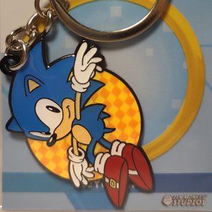 Sonic The Hedgehog Leaping Sonic Official Keychain